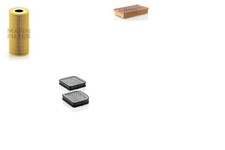 MANN-FILTER Inspektionspaket Filtersatz L Filtereinsatz Aktivkohlefilter 200 210