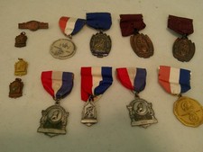 Vintage 40's 50's Roller Skating Skate Dancing Sterling Bronze Medal Awards