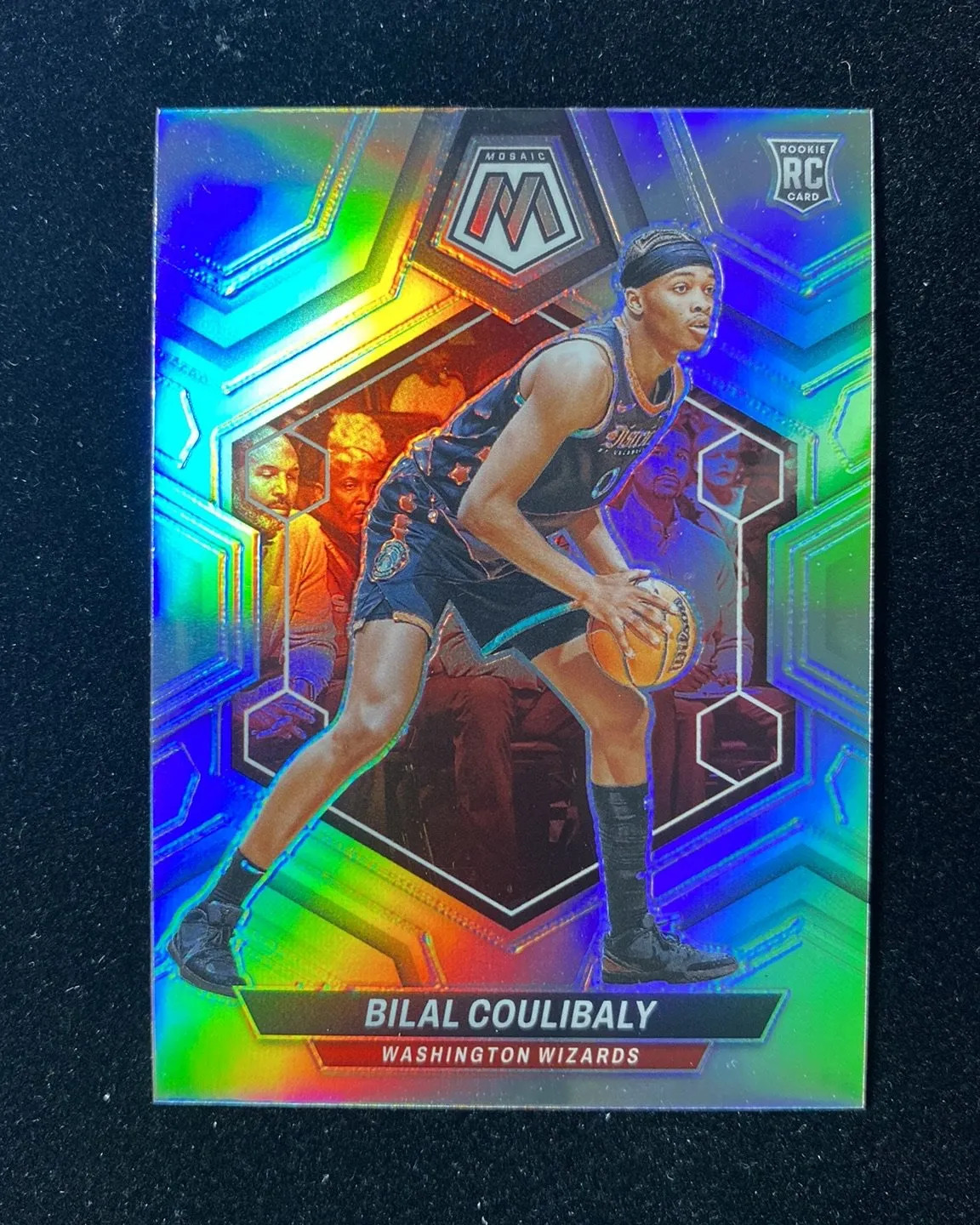 2023-24 Panini Mosaic Silver #235 Bilal Coulibaly RC Rookie Wizards CUP