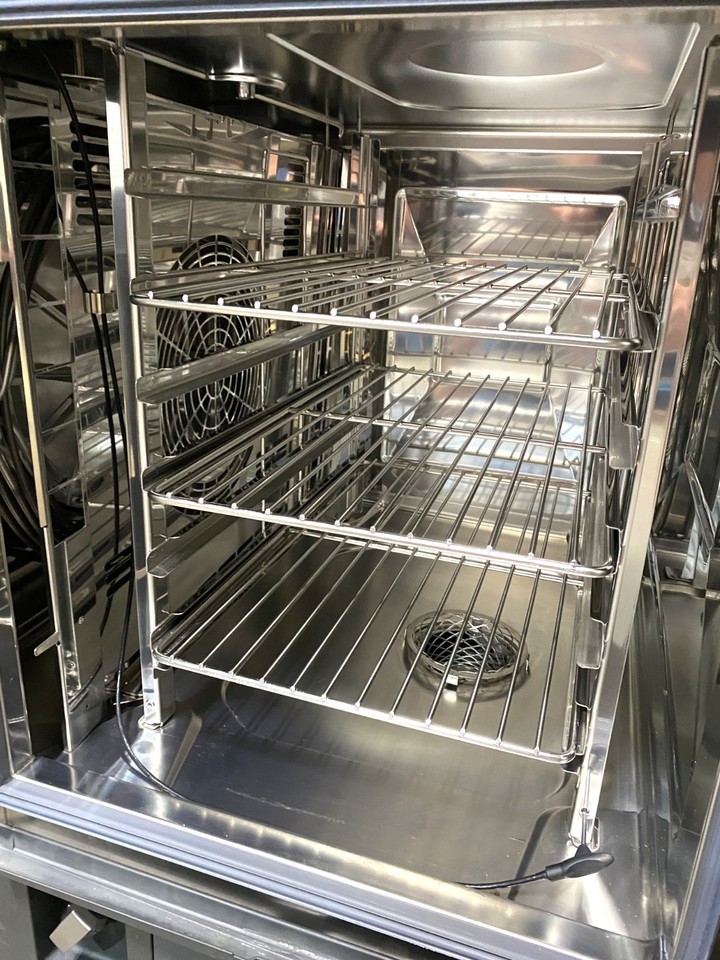 Rational Double 6 pan, half size, elec. combis w/Hood (Refurbished w ...