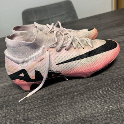 Nike Mercurial Superfly FG Stollen Fußballschuhe High-Top Schnürung rosa