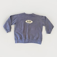 GAP Athletic Classic Vtg Youth Sweatshirt Crew Neck USA Made 90s Kid s Large