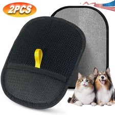 2-Pack Glove Cat Grooming Gloves Cat Hair Remover 2025 New Pet Dog Hair Remover