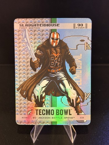 Bo Jackson Battle Arena EZ261 Slaughterhouse Ice Holo 1st Edition Tecmo Bowl