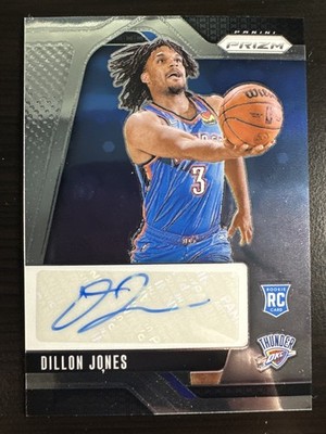 2024-25 Panini Prizm #RSI-DJT Dillon Jones Rookie Signatures