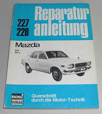 Repair Manual Mazda 818 + RX-3 / RX 3, Years 1971 - 1978