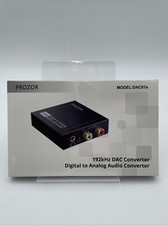 PROZOR DAC01S 192KHz DAC Converter Digital To Analog Audio For Gaming, HDTV, DVR