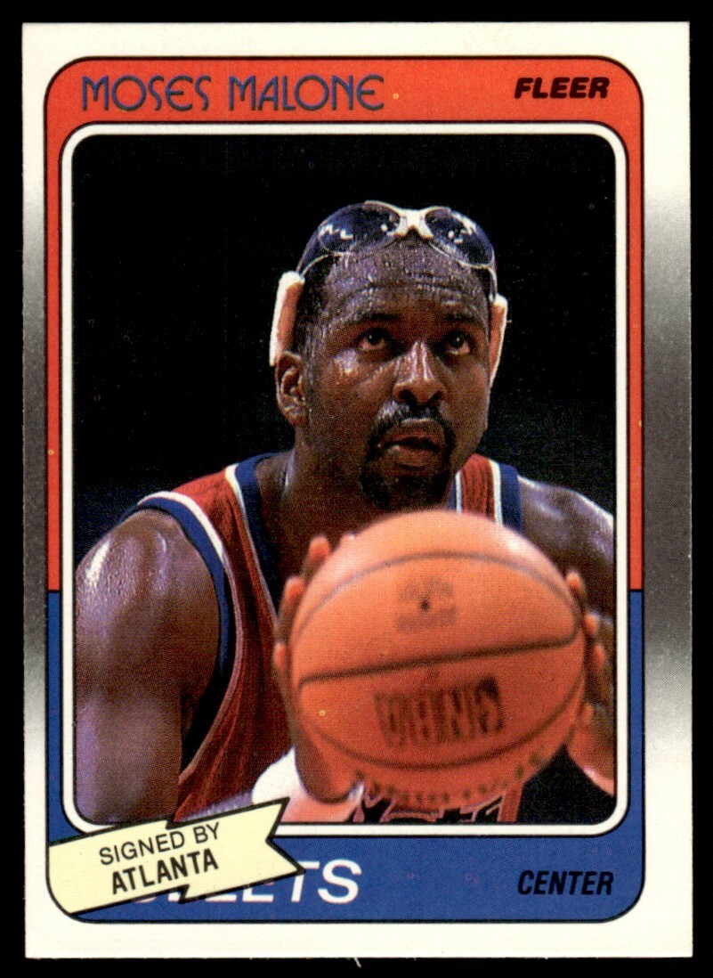 MOSES MALONE 1988-89 FLEER #118