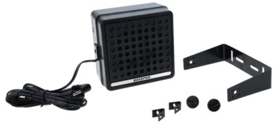 Roadpro RP-100T 4-Inch CB External Speaker 12 Watt w/ 10ft Cord 3.5mm Plug-Black