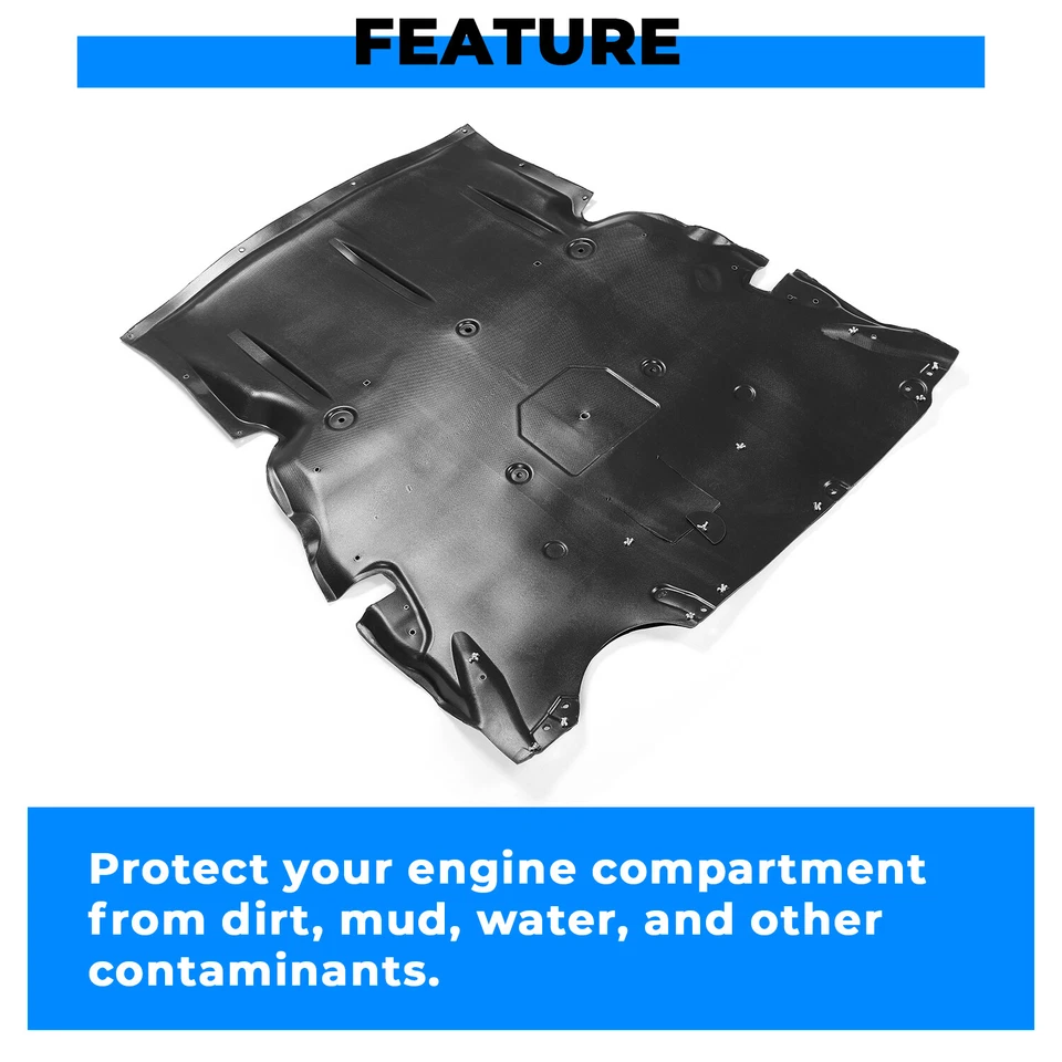 Engine Splash Shield For BMW 328i 2012-2016 Front Lower F30 Sedan/230i 2017-2021 - Image 4 of 4