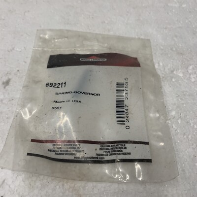 Briggs & Stratton 692211 3.75 HP Sprint Models: 96900-96999 Series-GOV SPRING