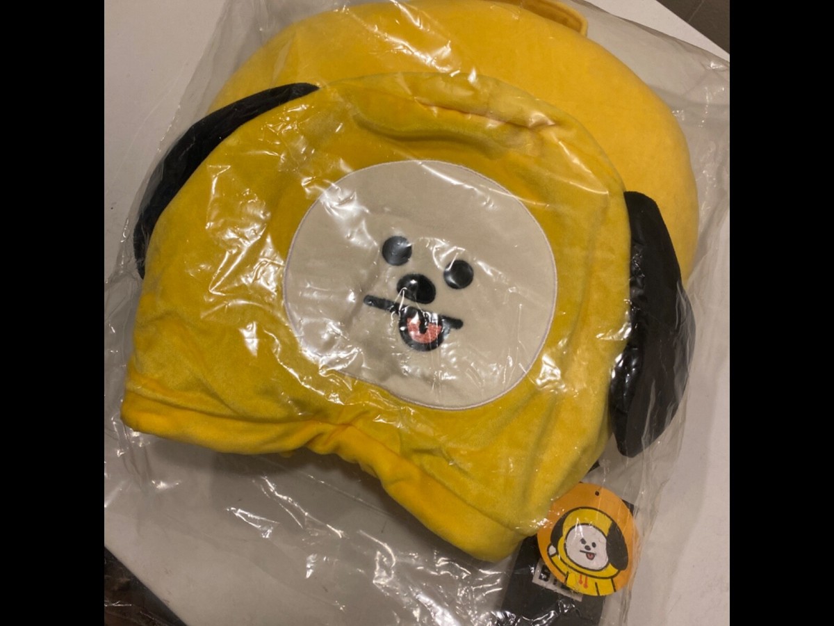 Blanket Chimmy Yellow Hoodie Authentic Line Friends BTS Jimin