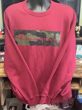 NEW CHAMPION Powerblend Crew English Lettering Pullover Sweatshirt Size XL NWT