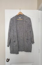 Women's Medium Heather Gray Cardigan
