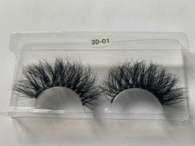 3D Nerz Mega Wispy Wimpern Luxus Fluffy Layered Strip False Lashes 