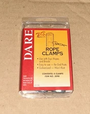 Dare Products - 3098 - Rope Clamp - (Pack of 4) - Silver