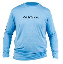 Akona Long Sleeve Rash Guard Scuba Diving, Snorkeling, Blue