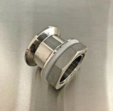 Weld-less 2" Tri Clamp Bulkhead - Fits Robobrew Brewzilla Turbo 500 Digiboil etc