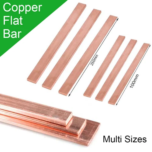 T2 Copper Flat Bar Pure Cu Electrical Copper Bus Bar Strip Metal Sheet 100/250mm - Bild 2 von 16