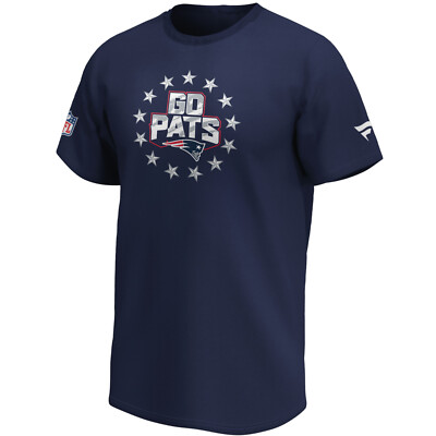 NFL T-Shirt New England Patriots Football Hometown Go Pats navy Shirt Fanatics 