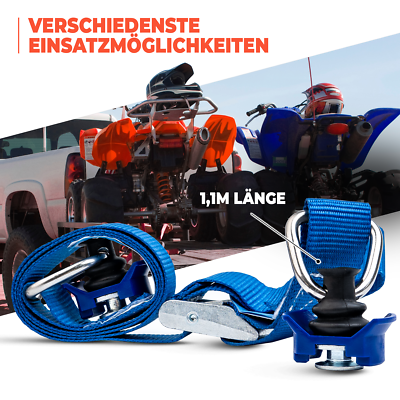 Ratschespanngurte Set - 6 Stück Zurrgurte Für Ladungssicherung