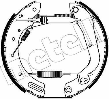 Jeu de mâchoires de frein Terrano II 2.7 TDI kit tambour Maverick 4WD arrière