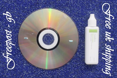 SUPER DVD & BLU-RAY WET OR DRY LASER / LENS CLEANER / CLEANING DISC WITH FLUID