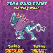 WALKING WAKE 🟣EVENT TERA ⚡RAID 🟣 POKEMON SCARLET VIOLET ⚡ PARADOX SUICUNE