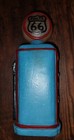 Vintage Look Route 66 Gas Pump w/Multi Color Light Up Flashing Globe Resin Used — photo 3