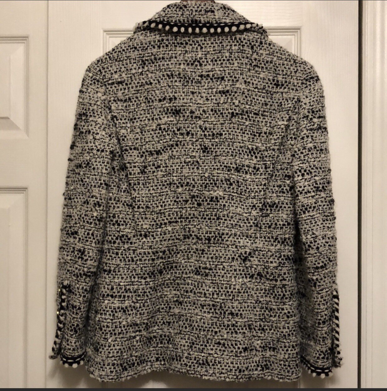 Authentic CHANEL Tweed Blazer / Jacket Vintage FR… - image 7