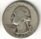USA - 1942P - Washington ¼ $ - Silver Eagle - no mint mark - #16353RG