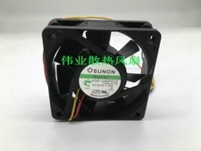 SUNON KDE1206PKV3 12V 1.0W 6CM 6020 3-Wire Cooling Fan