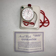 Vintage MENTOR Waterproof Stopwatch Sport Timer Swiss Made New