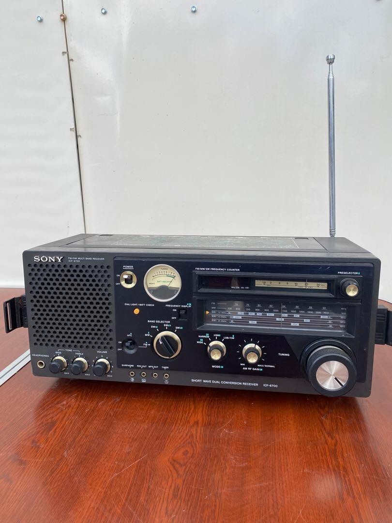 SONY AM/FMラジオ ブラック ICF-6700 【公式通販】