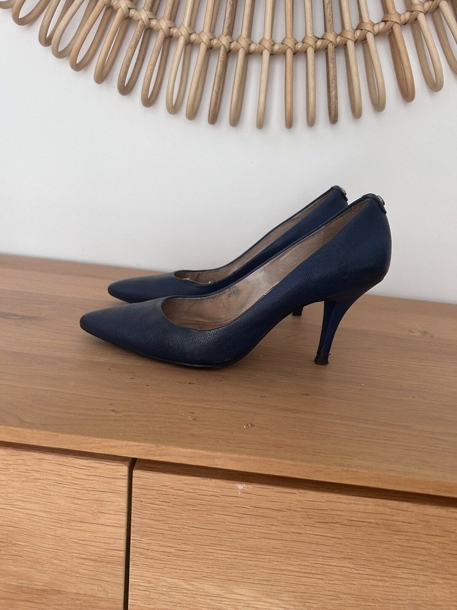 Law Michael Kors Ethel Pump Michael Kors Blue Pumps, 7M, Women's