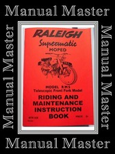 Raleigh RM5 Supermatic Telescopic Forks Moped Riding & Maintenance Instruction