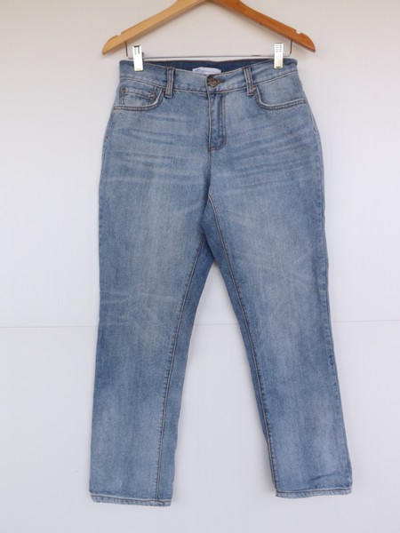Urban Jeans 8 Womens Blue Denim Boyfriend Pockets Zip Fly Cotton