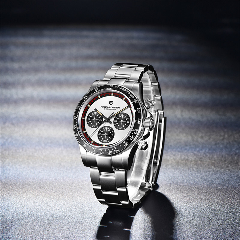 Pagani Design Mens Watch Japan Chronograph Quartz Wristwatch