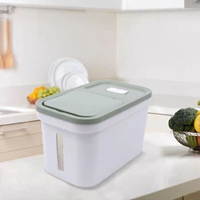 10kg Flour Cereal Container  Rice Bean Dispenser Food Storage Case With Cup NEW