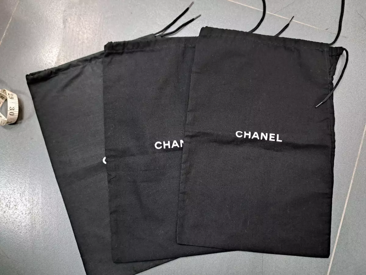 chanel dust bag small