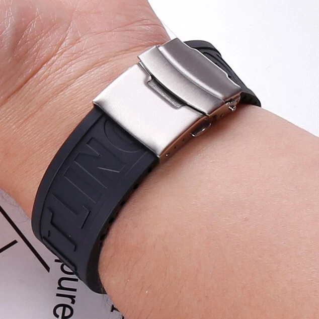 Breitling rubber strap deployment clasp sale