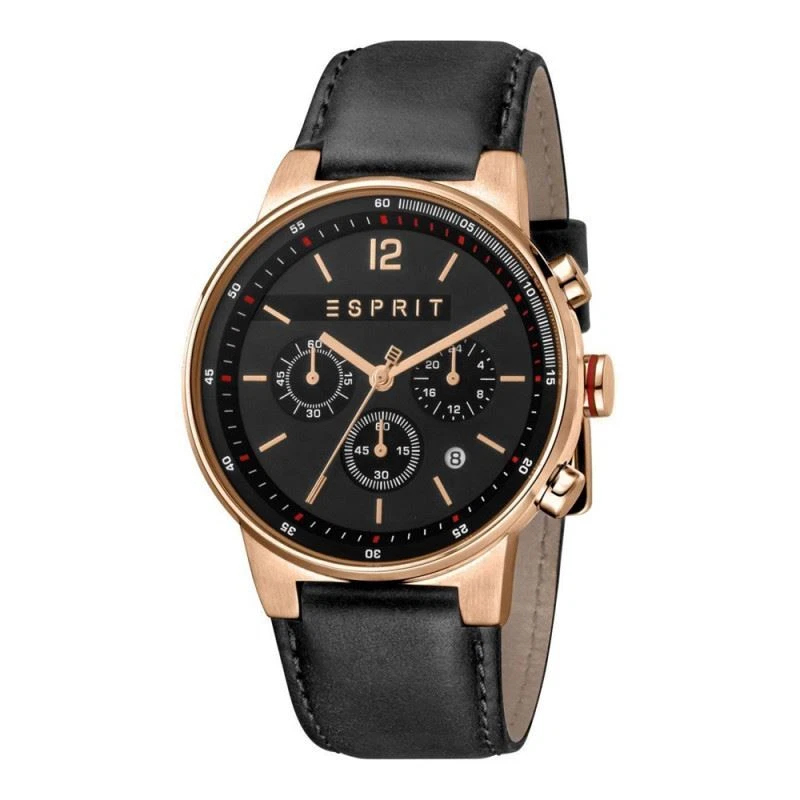 Mens leather watch sale deals