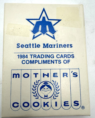 1984 MOTHER'S COOKIES SEATTLE MARINERS TRADING CARDS IN ORIGINAL PACKAGE
