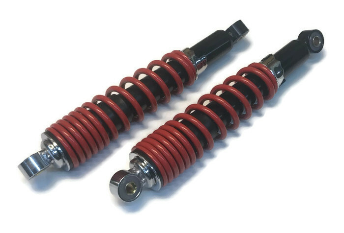 (2) 12" Length 10mm ID Adjustable Shock for Spring Go Kart M