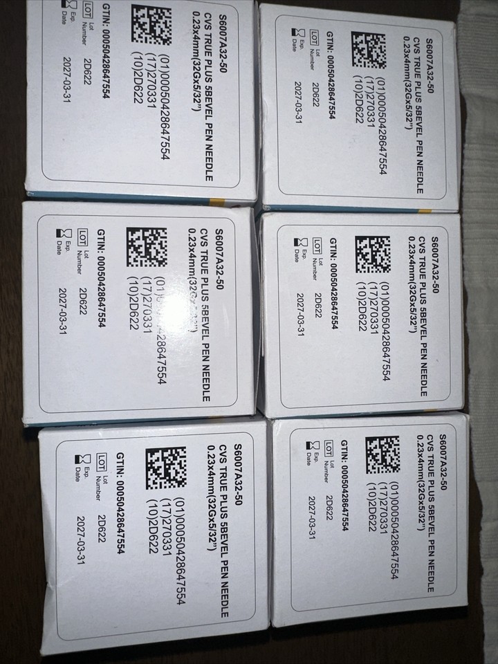 6CVS Pen Needles 32 Gauge eBay