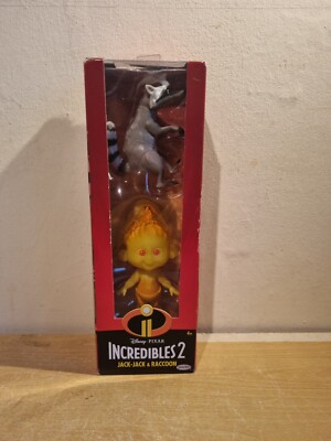 Disney Pixar Incredibles 2 Jack Jack ZeZe Waschbär Actionfiguren Jakks (B5)