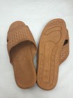 ONE NEW PAIR Rubber Durable Shower Slipper Shoes Brown Style 888 Size 12