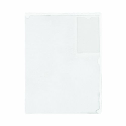 Anglers Clear Vinyl Organization Folders With Pocket - Letter - 8.50" X 11" -