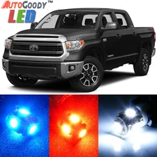 14 x Premium Xenon White LED Lights Interior Package Kit for Toyota Tundra +Tool