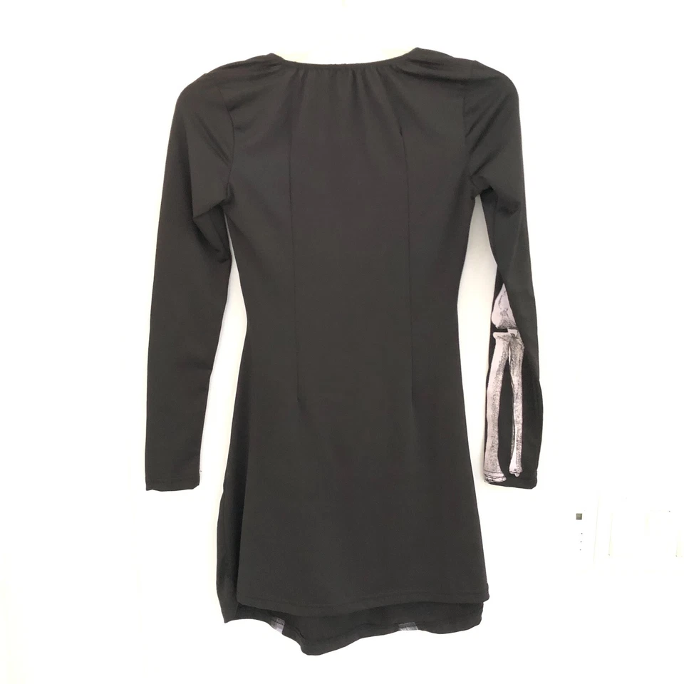 Hot Topic Adolescente Fugitivo Jaula Costilla Vestido Manga Larga Talla XS Disfraz de Halloween Foto 4 de 4